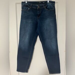 1822 Denim Women's Straight Leg Jeans - Dark Blue